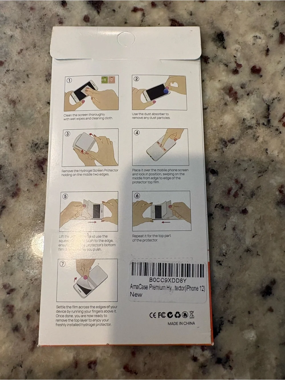 GSFilm Hydrogel Screen Protector for iPhone 12